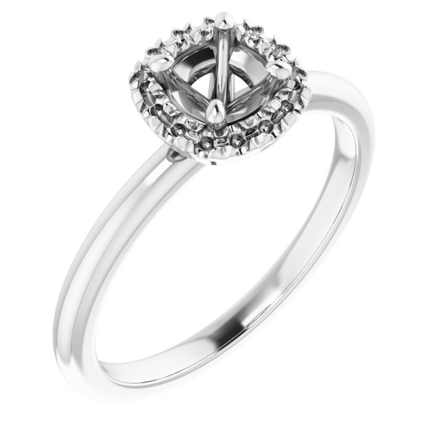 Halo-Style Engagement Ring