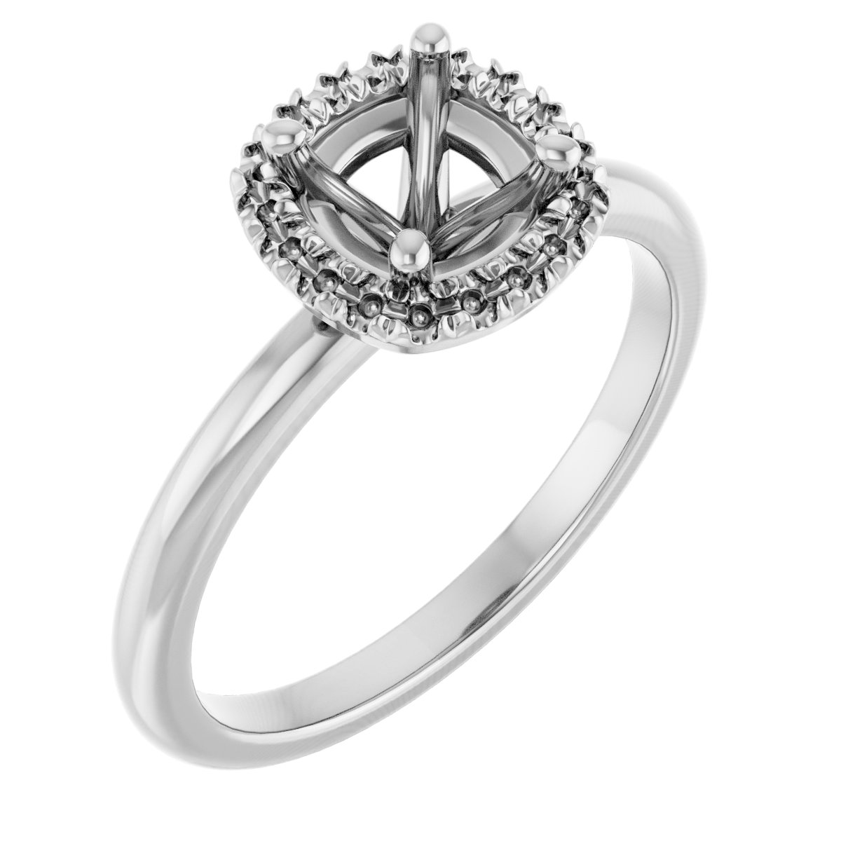 Halo-Style Engagement Ring