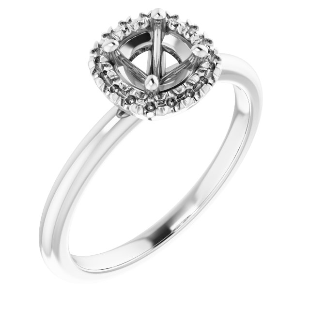 Halo-Style Engagement Ring