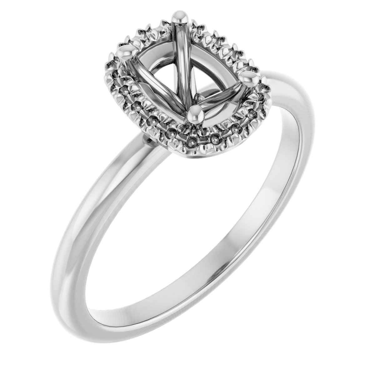Halo-Style Engagement Ring