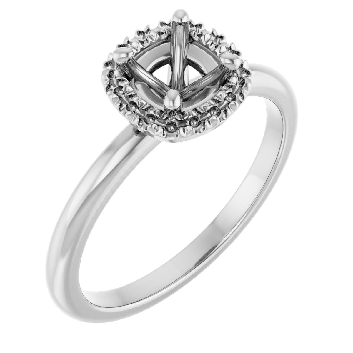 Halo-Style Engagement Ring