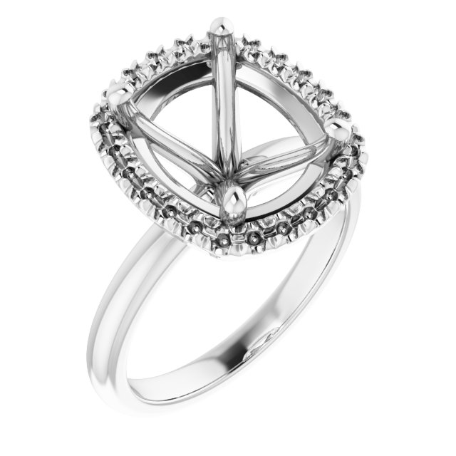 Halo-Style Engagement Ring