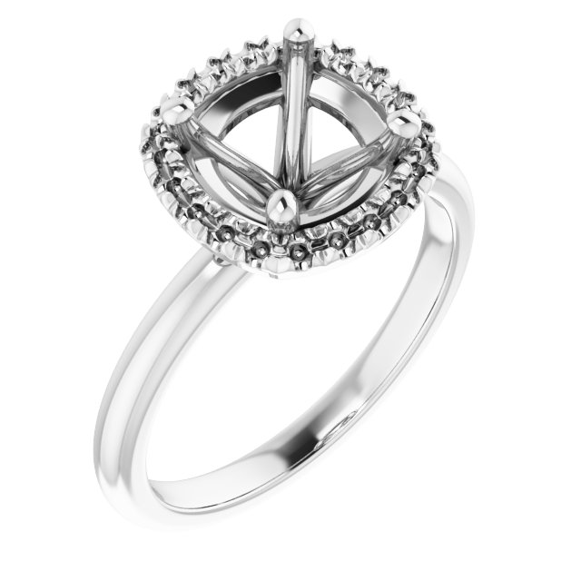 Halo-Style Engagement Ring