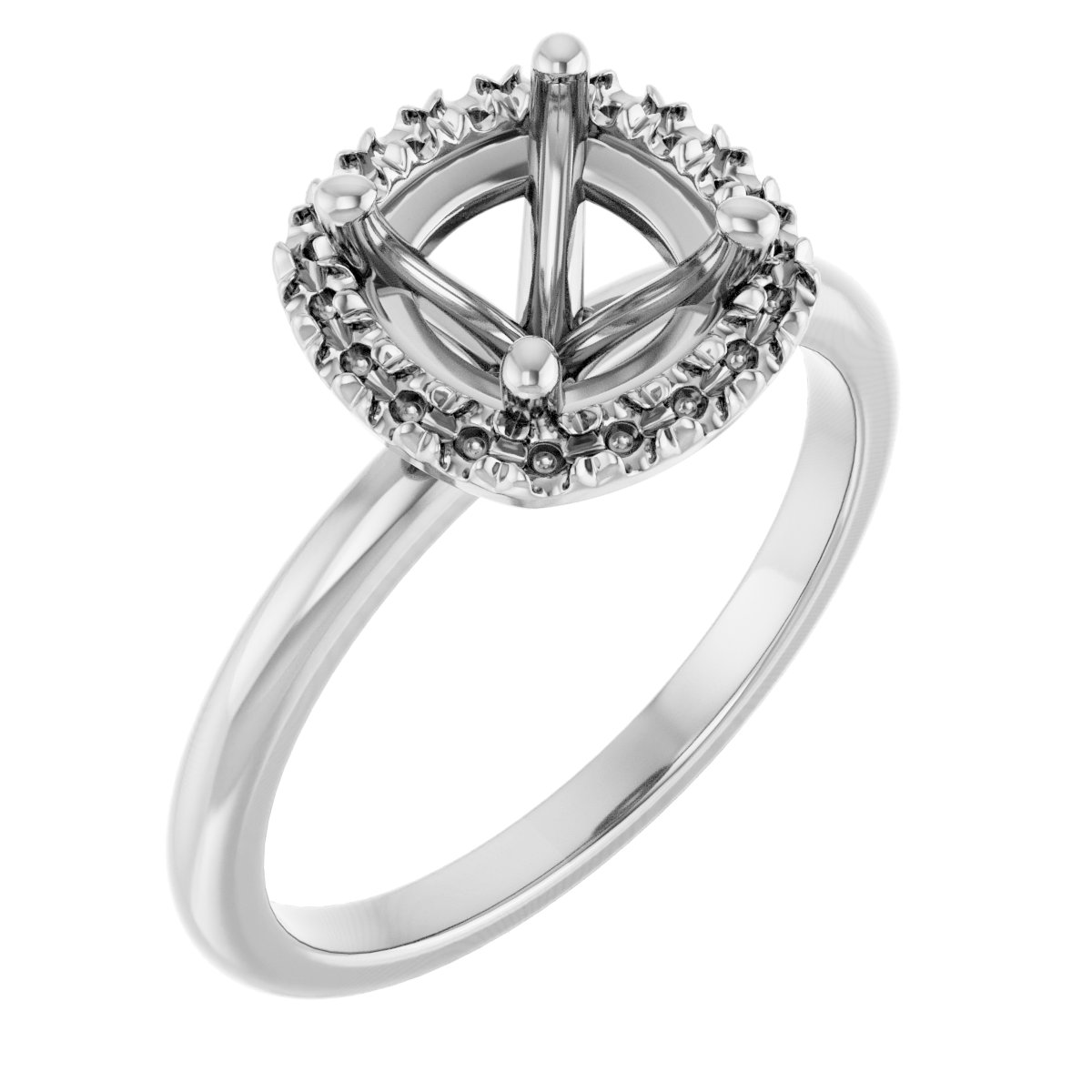 Halo-Style Engagement Ring