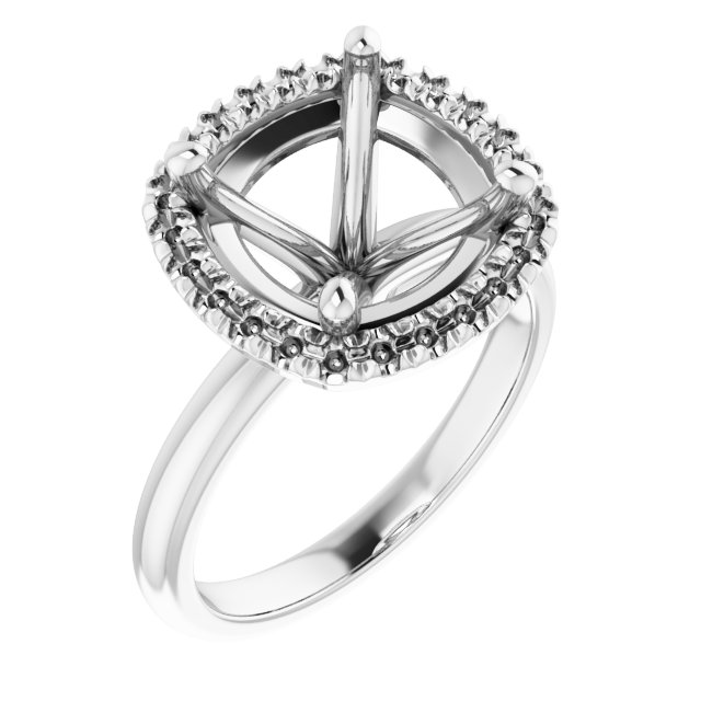 Halo-Style Engagement Ring