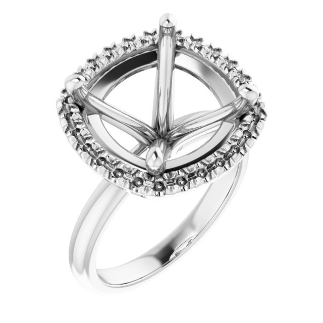 Halo-Style Engagement Ring