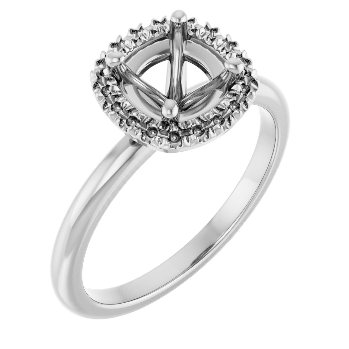 Halo-Style Engagement Ring