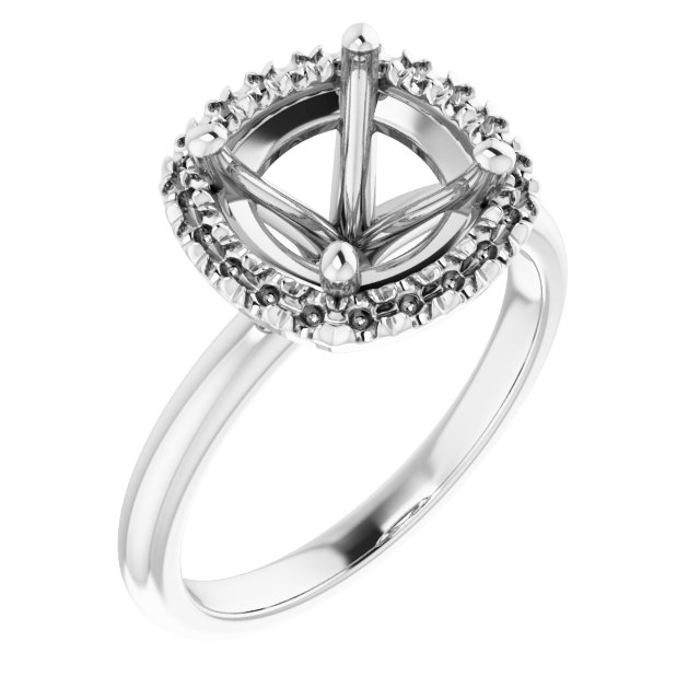 Halo-Style Engagement Ring