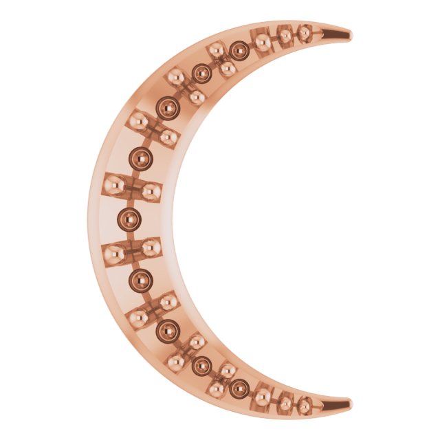 Accented Crescent Moon Trim