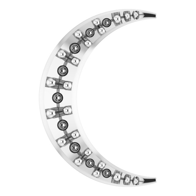 Accented Crescent Moon Trim