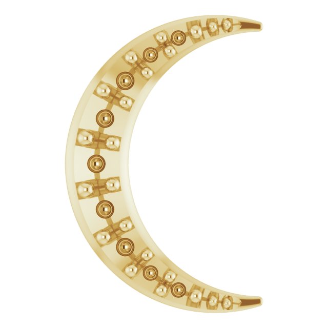 Accented Crescent Moon Trim