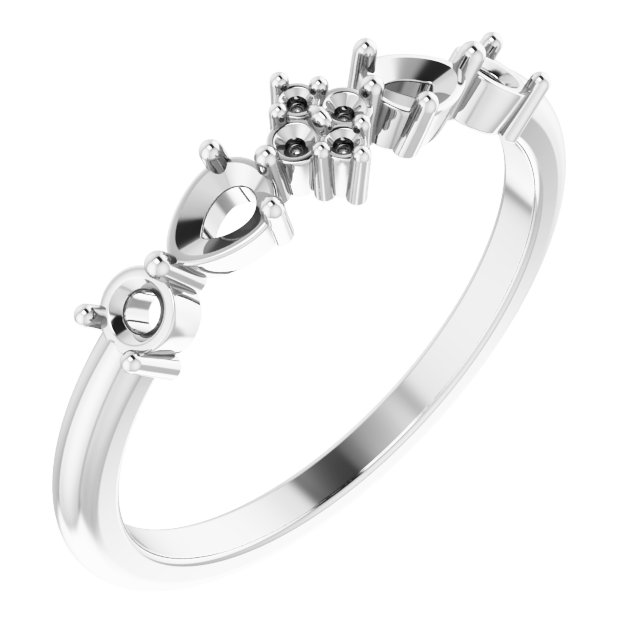 14k White Gold