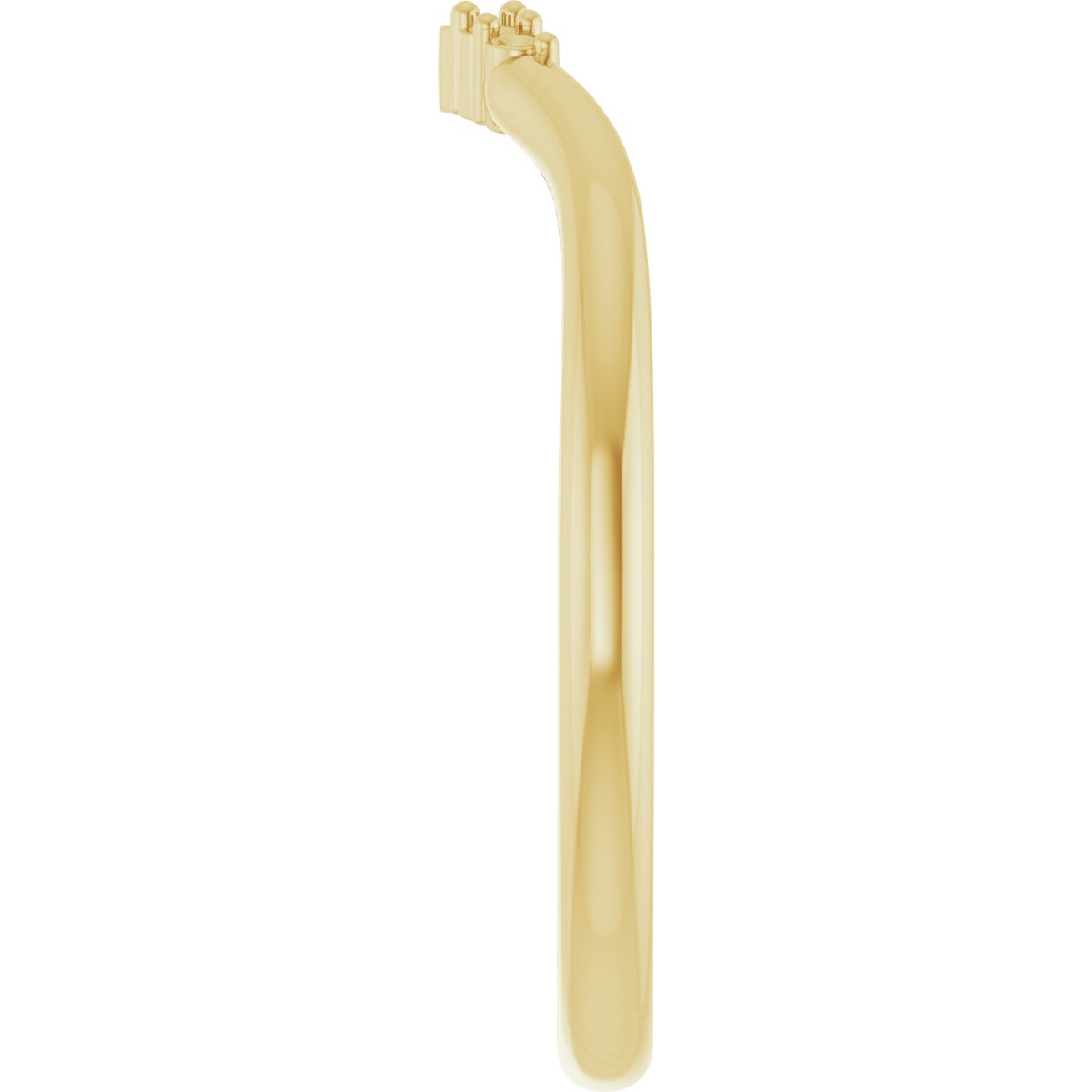 14K Yellow .04 CTW Natural Diamond Matching Band -4