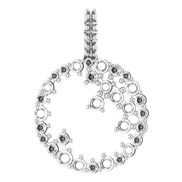 Scattered Circle Necklace or Pendant