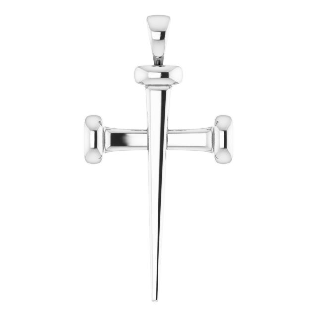 Nail Cross Necklace or Pendant