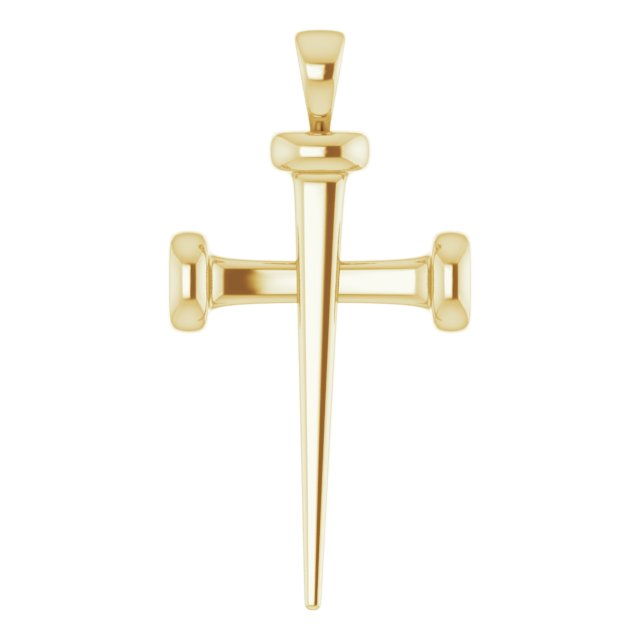 Nail Cross Necklace or Pendant