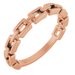 14K Rose Chain Link Ring