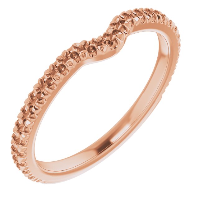 French-Set Accented Engagement Ring or Band