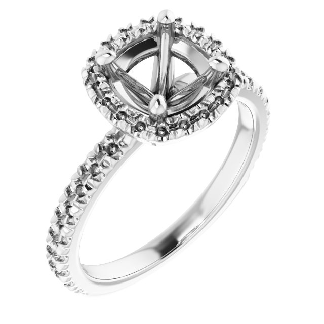 Halo-Style Engagement Ring