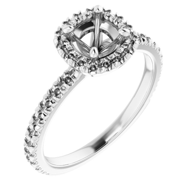 Halo-Style Engagement Ring