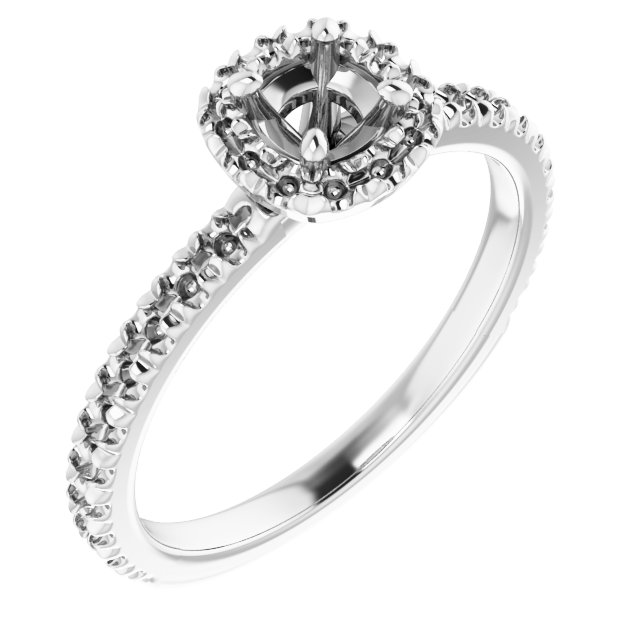 Halo-Style Engagement Ring