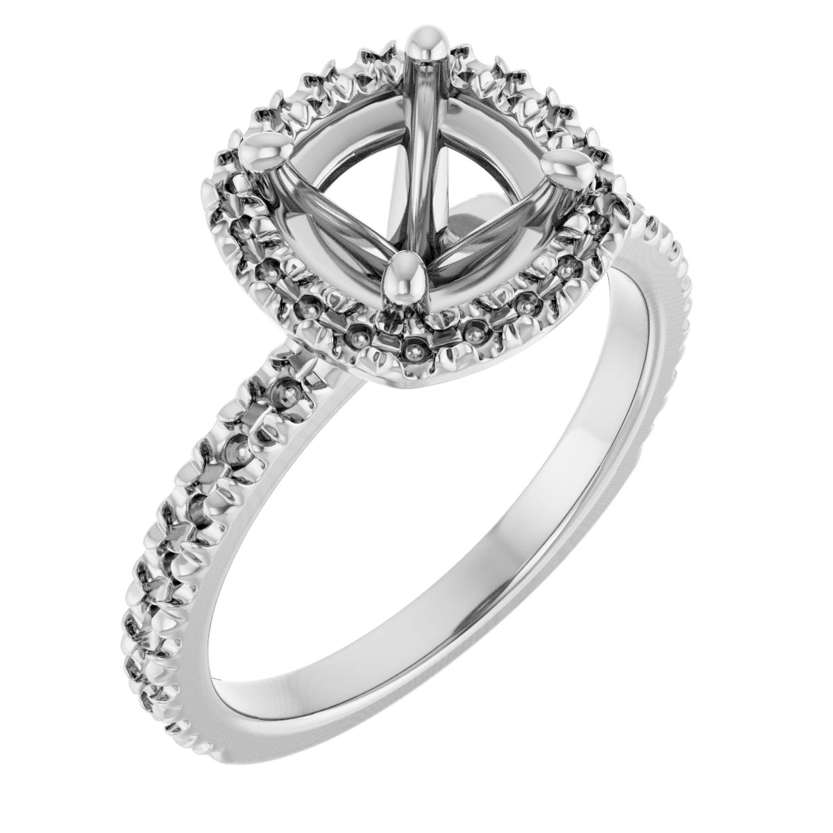 Halo-Style Engagement Ring
