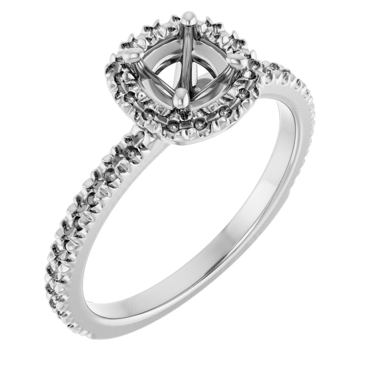 Halo-Style Engagement Ring