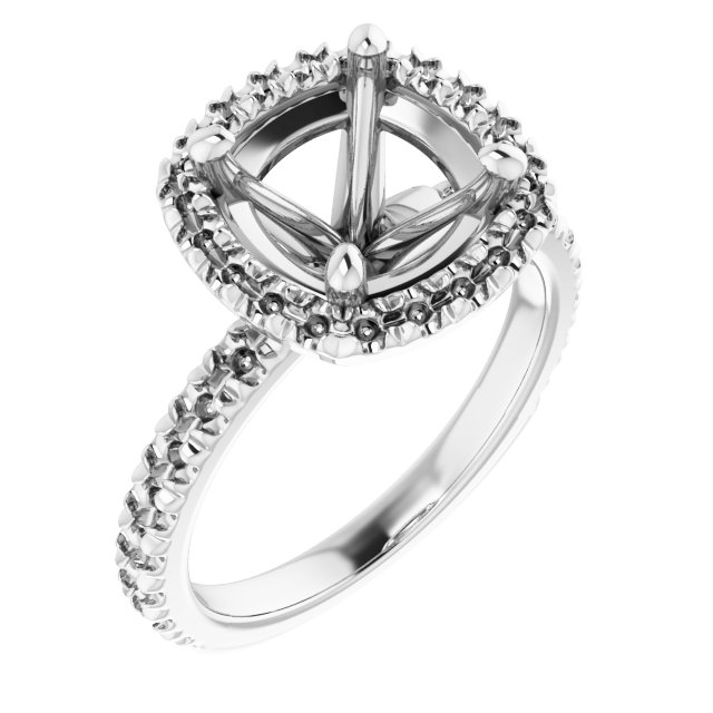 Halo-Style Engagement Ring