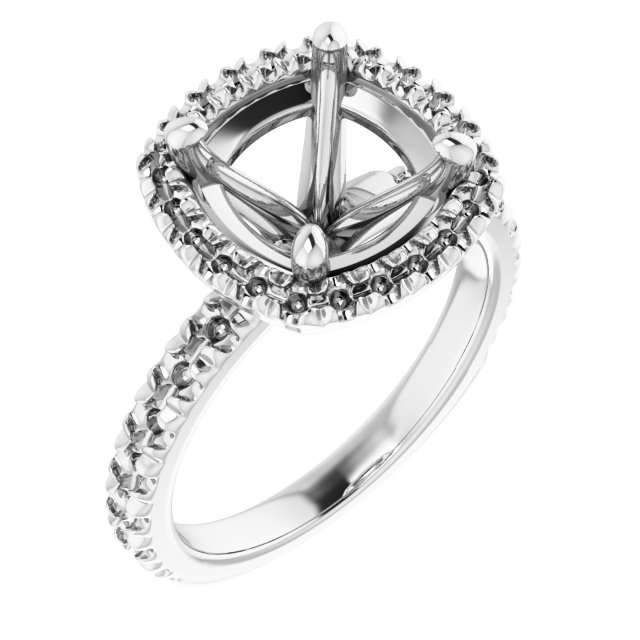 Halo-Style Engagement Ring