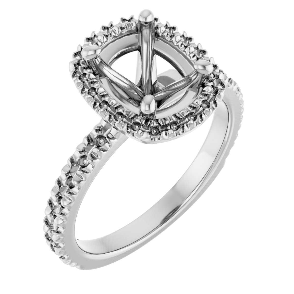 Halo-Style Engagement Ring