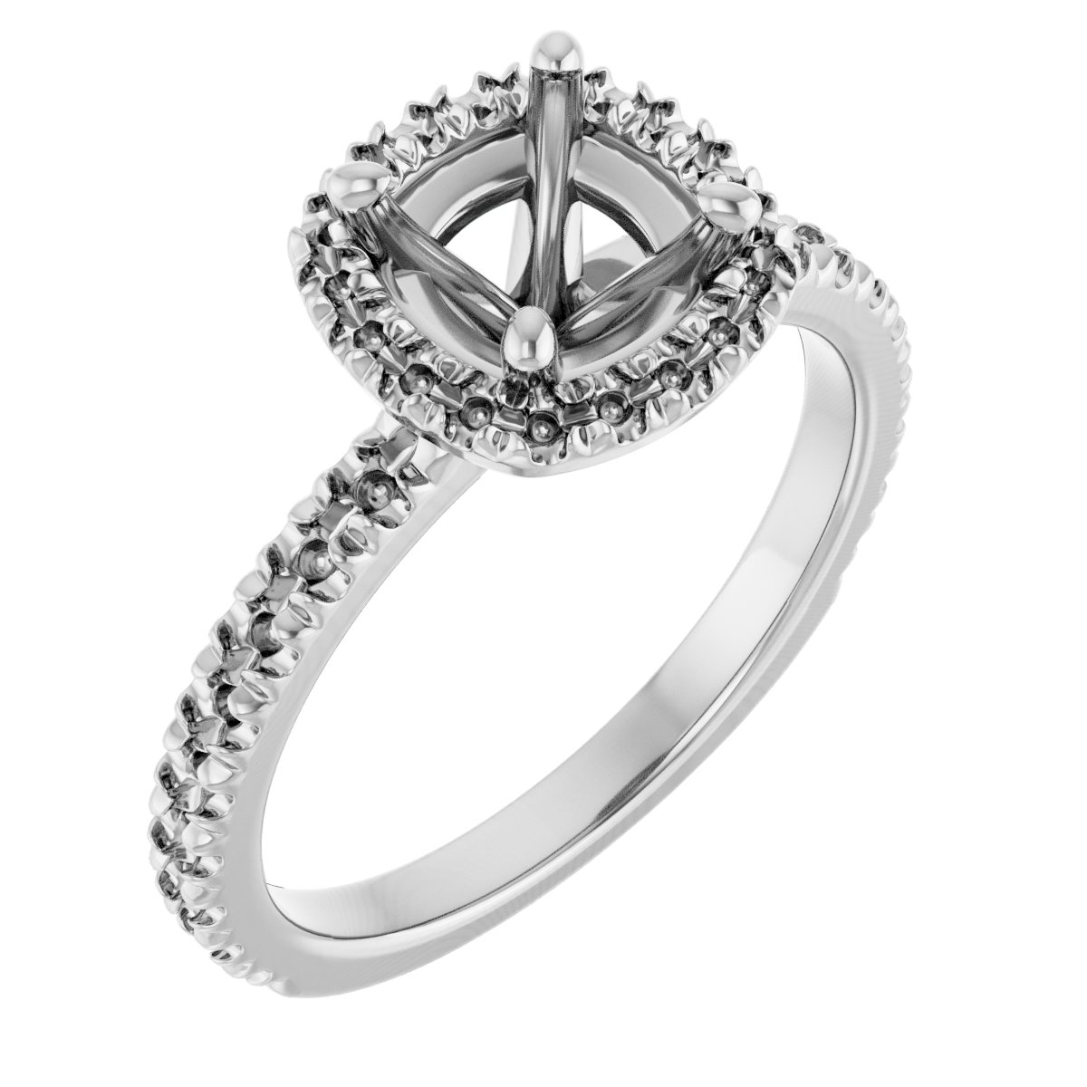 Halo-Style Engagement Ring