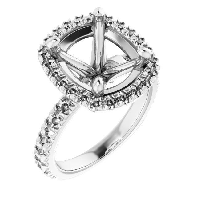Halo-Style Engagement Ring