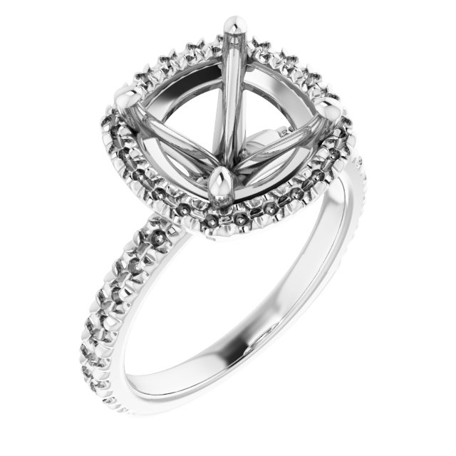 Halo-Style Engagement Ring
