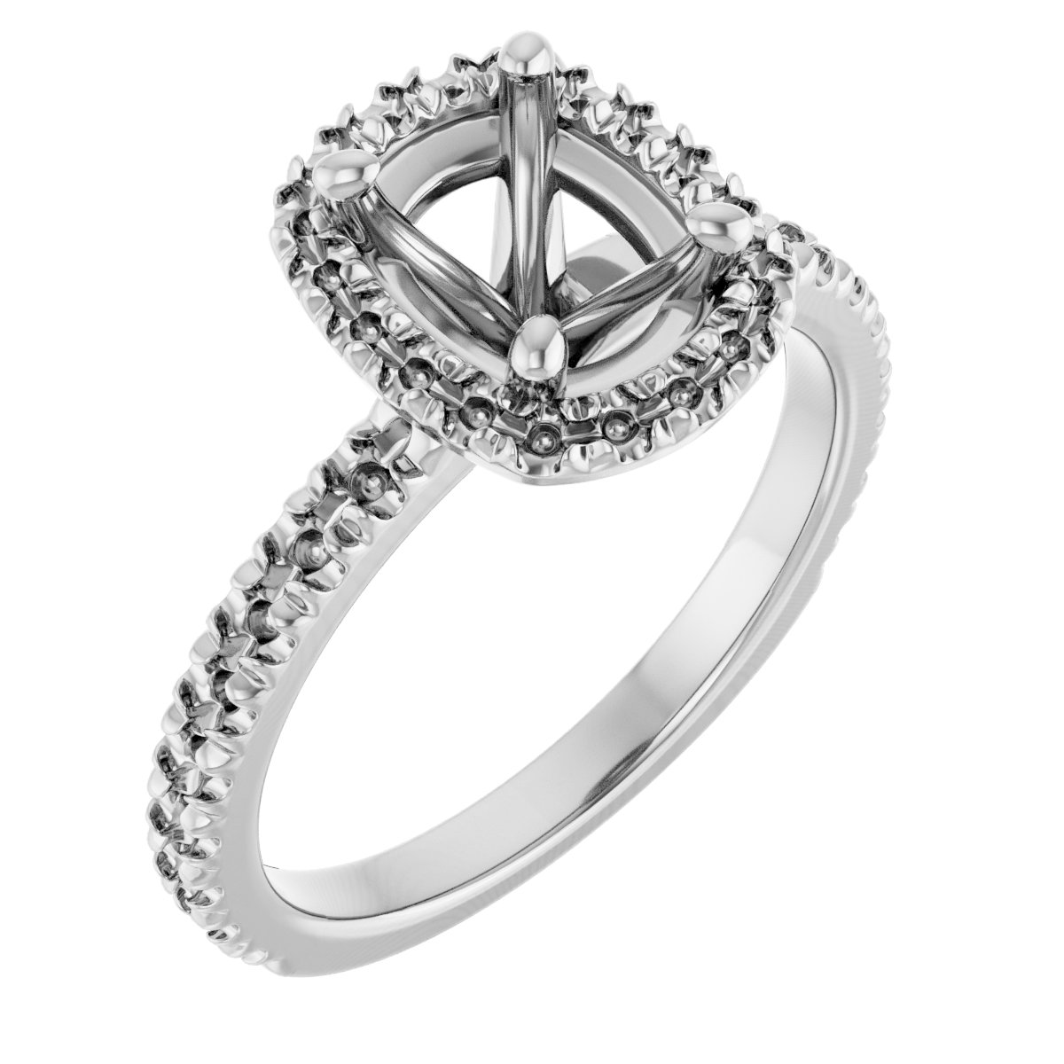 Halo-Style Engagement Ring