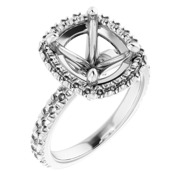 Halo-Style Engagement Ring