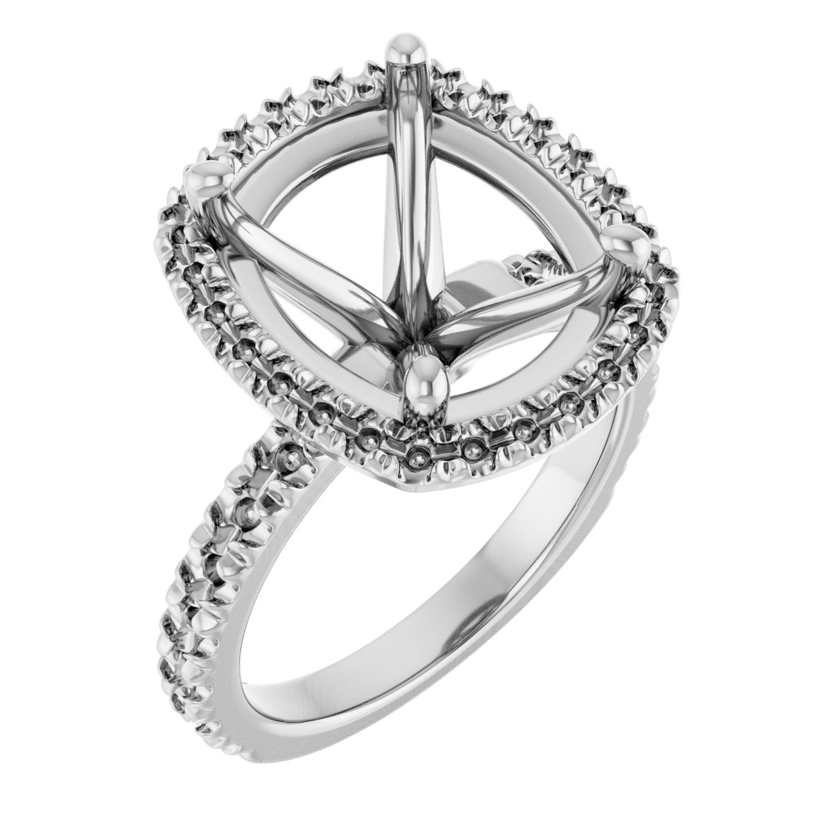 Halo-Style Engagement Ring
