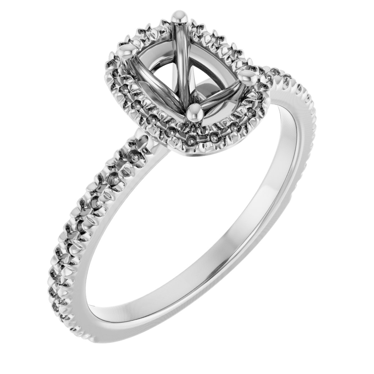 Halo-Style Engagement Ring