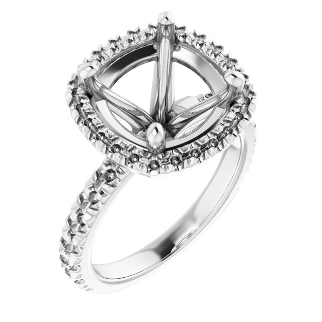 Halo-Style Engagement Ring