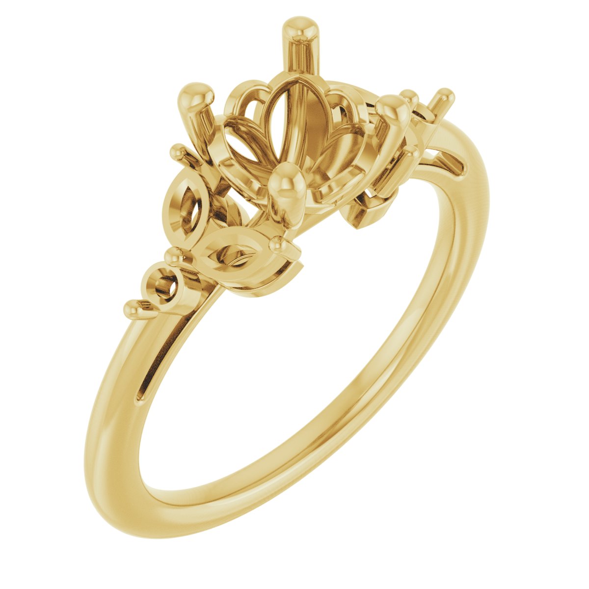 Accented Engagement Ring