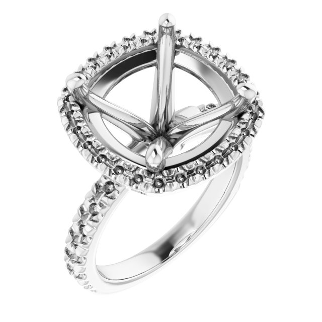 Halo-Style Engagement Ring