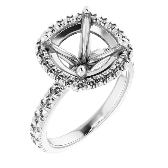 Halo-Style Engagement Ring
