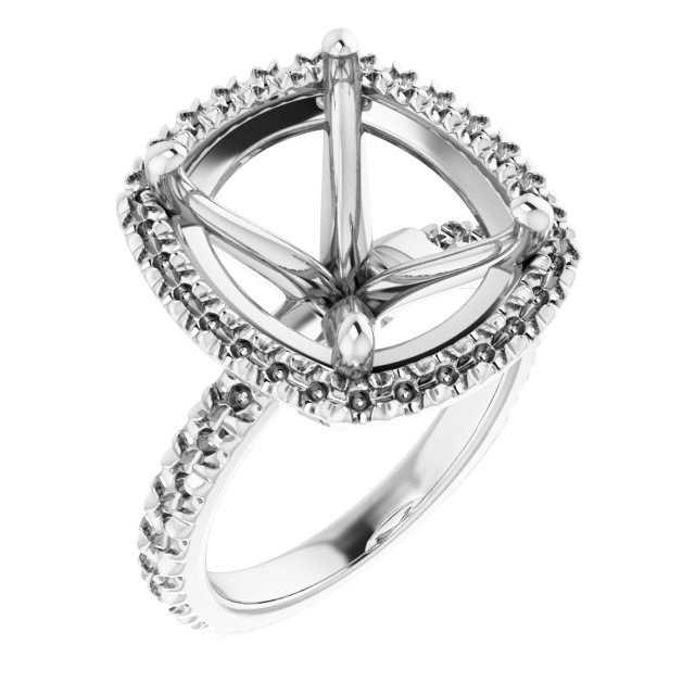 Halo-Style Engagement Ring