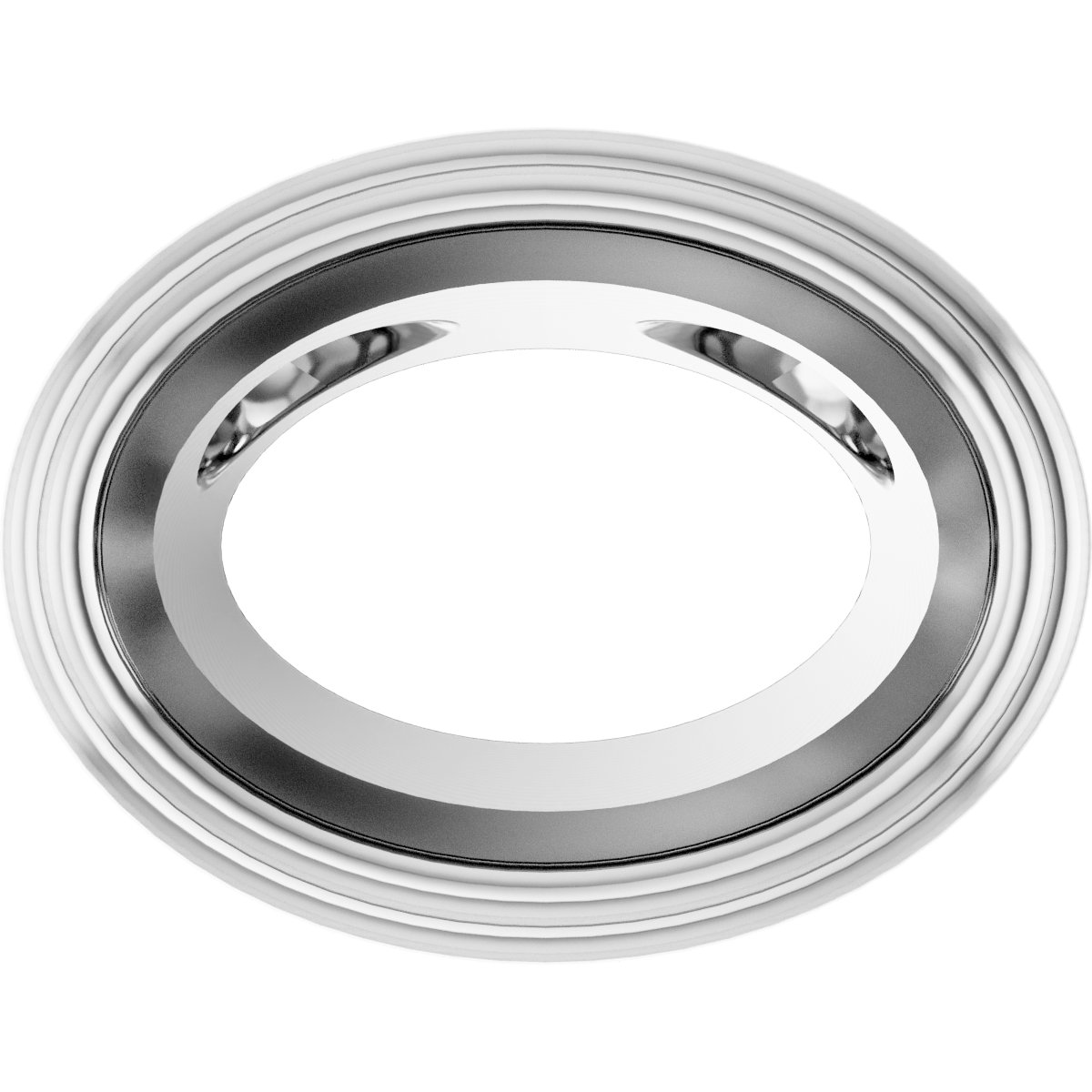 Bezel-Set Accented Slide Pendant