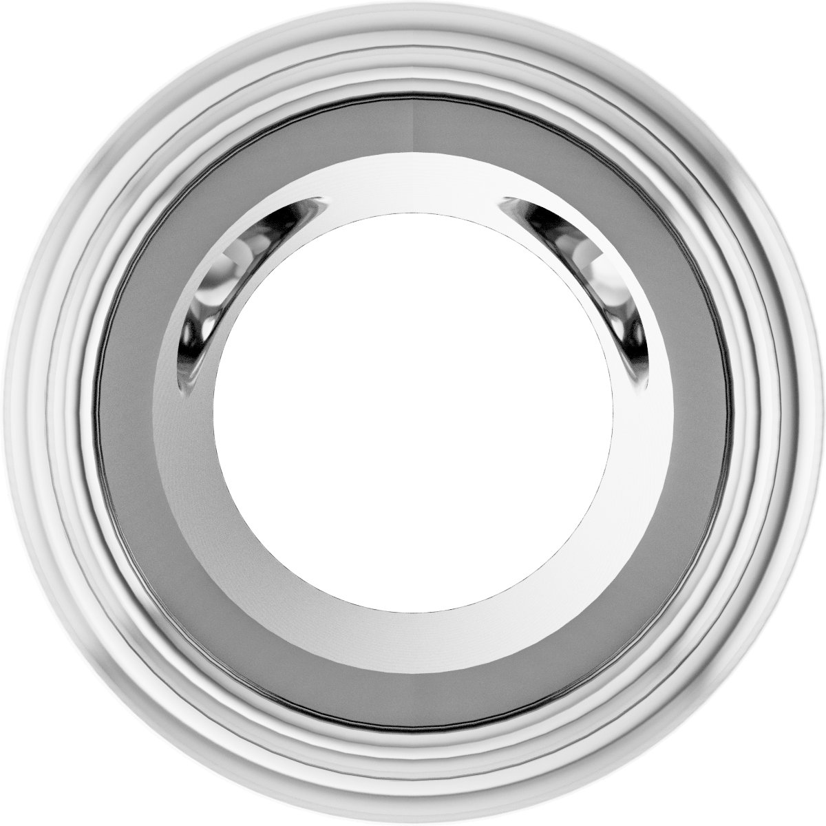 Bezel-Set Accented Slide Pendant
