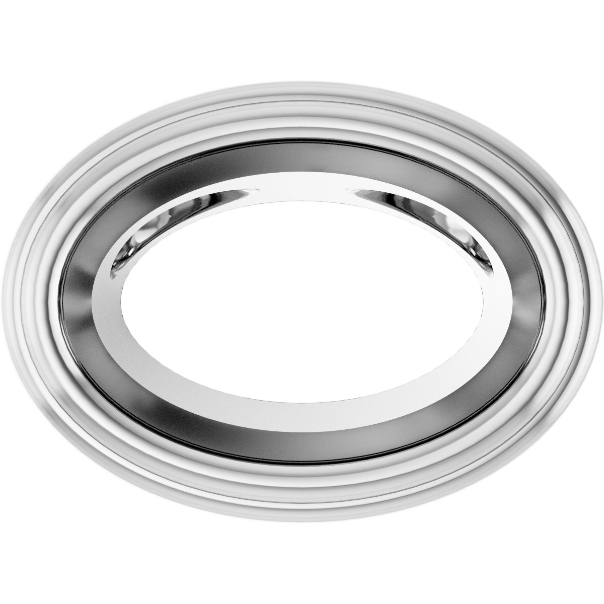 Bezel-Set Accented Slide Pendant