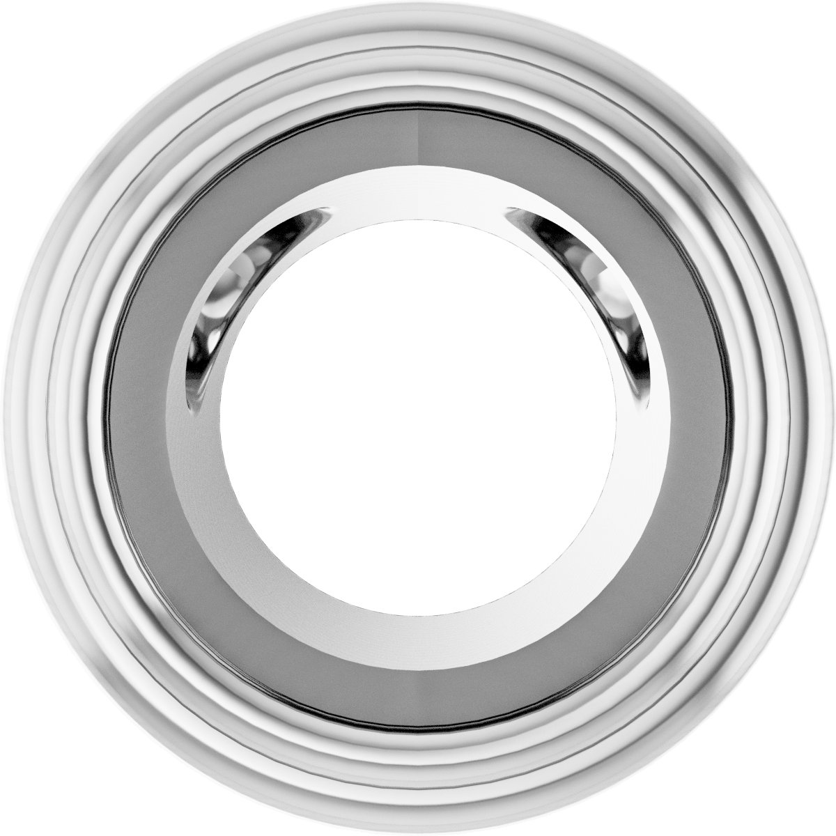 Bezel-Set Accented Slide Pendant