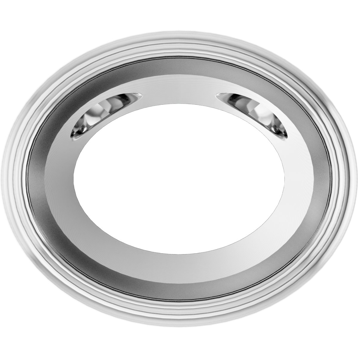 Bezel-Set Accented Slide Pendant