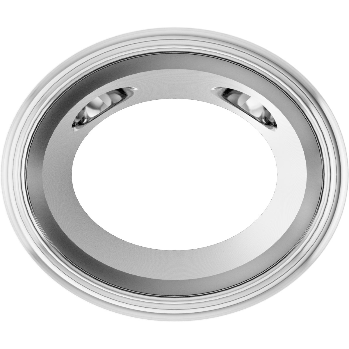 Bezel-Set Accented Slide Pendant