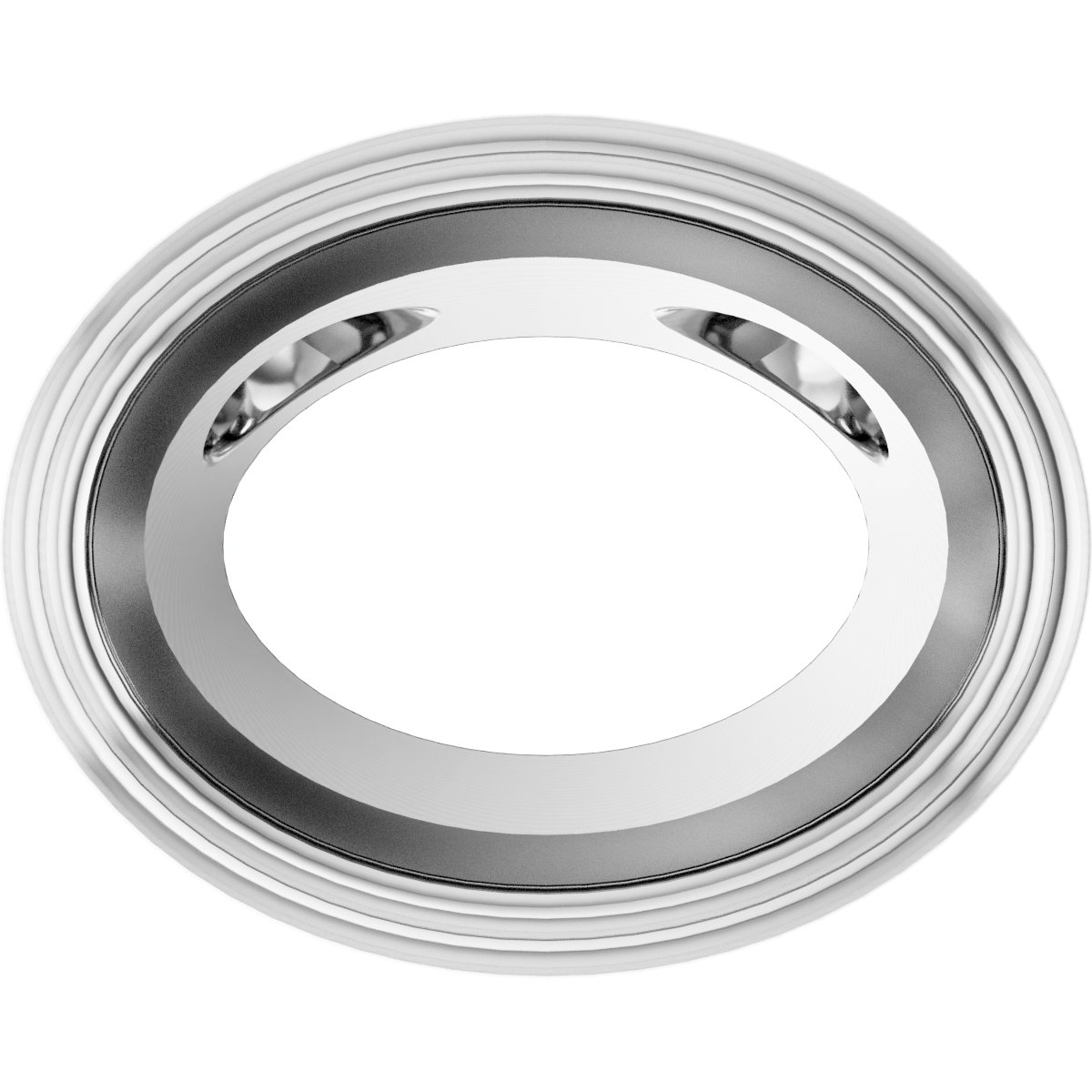Bezel-Set Accented Slide Pendant