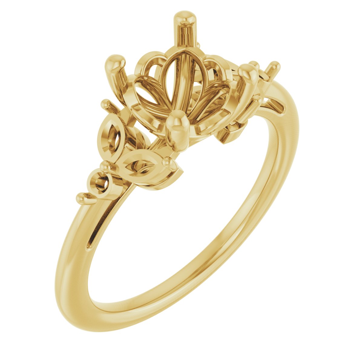 Accented Engagement Ring